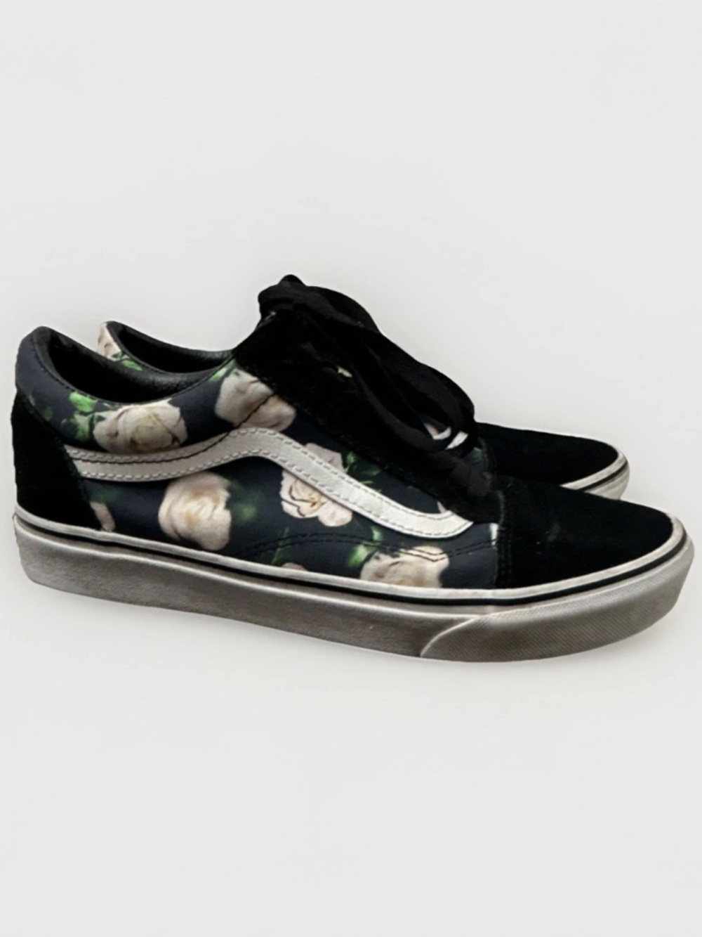 Vans Black Floral Low-Top Sneakers Unisex - Women’s 10.5 / Men’s 9
